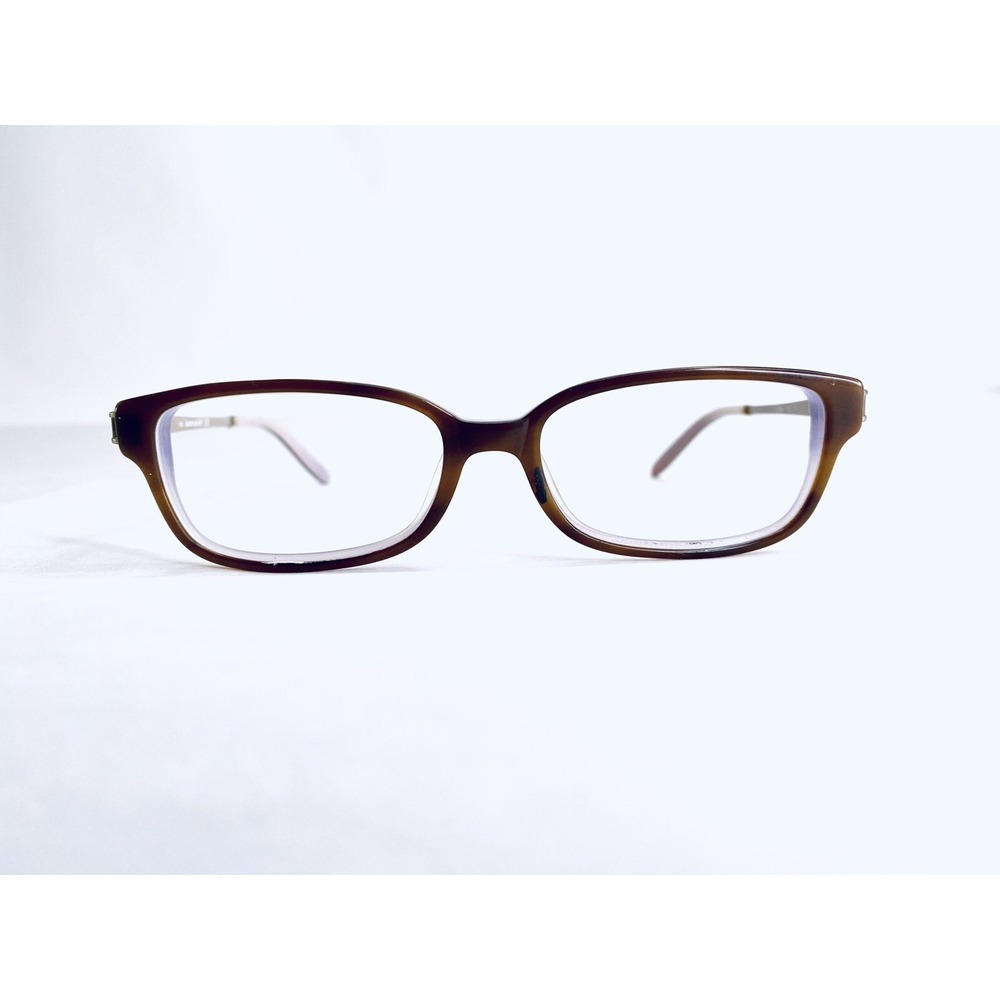 Kate Spade NY Brown Rectangular Eyeglasses Gold Temples Miranda 0ERL 49 16 135